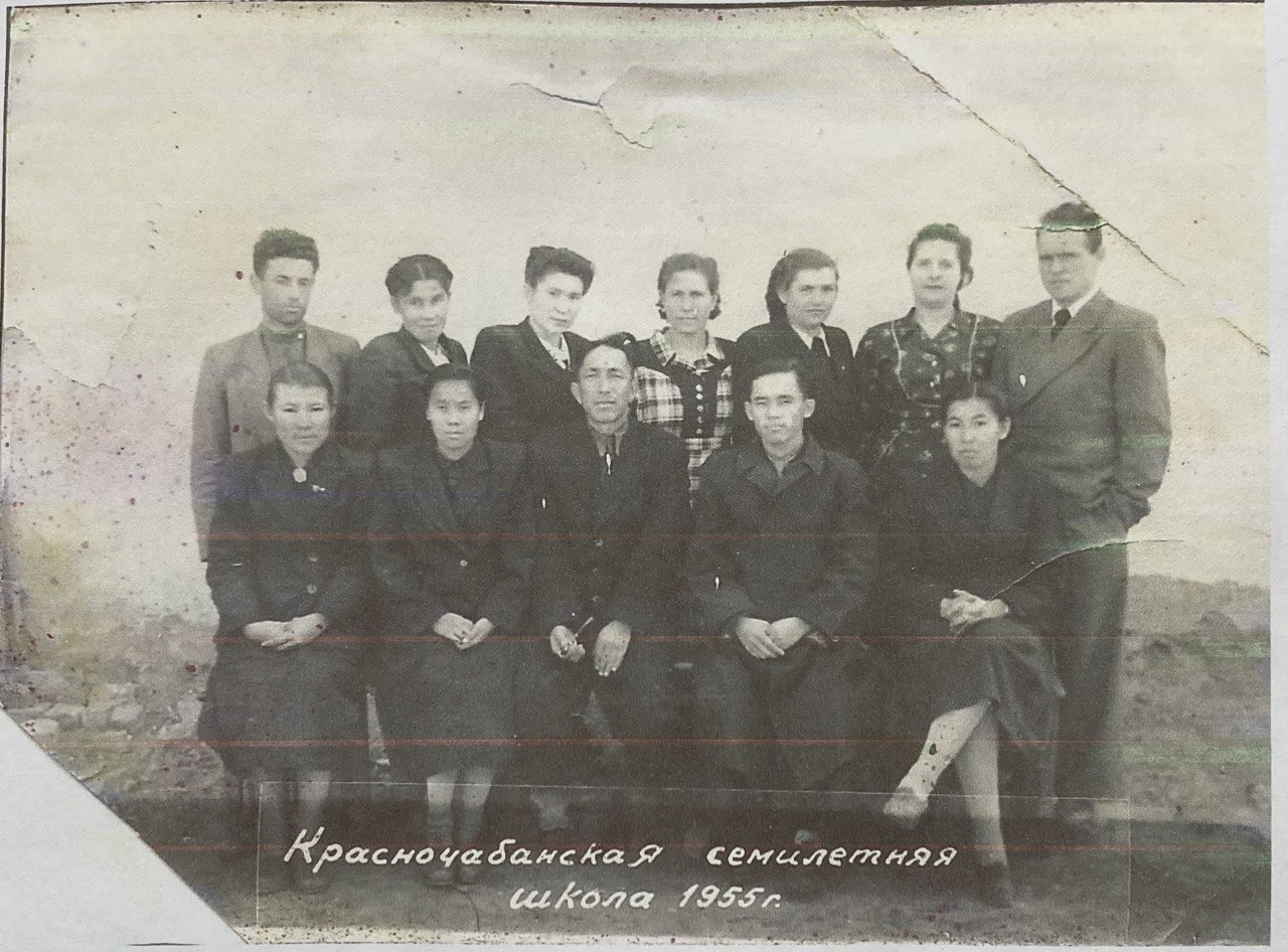 Педагогический коллектив школы 1955 г