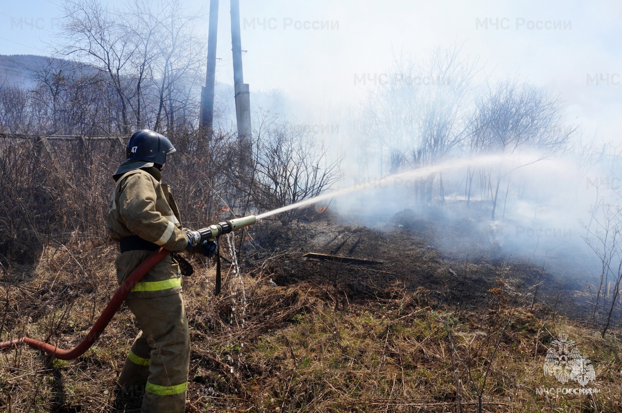 Пожароопасный период в Оренбургской области.
